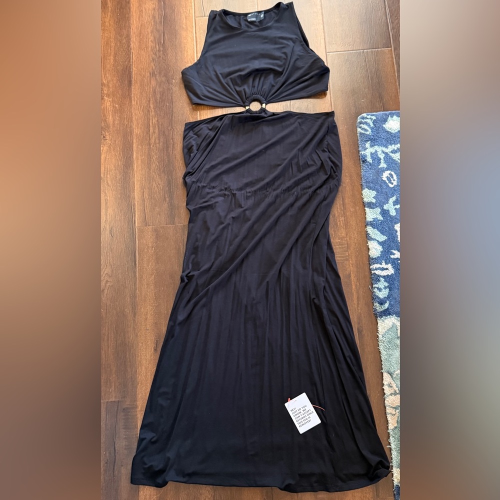NWT Asos Black Maxi Dress